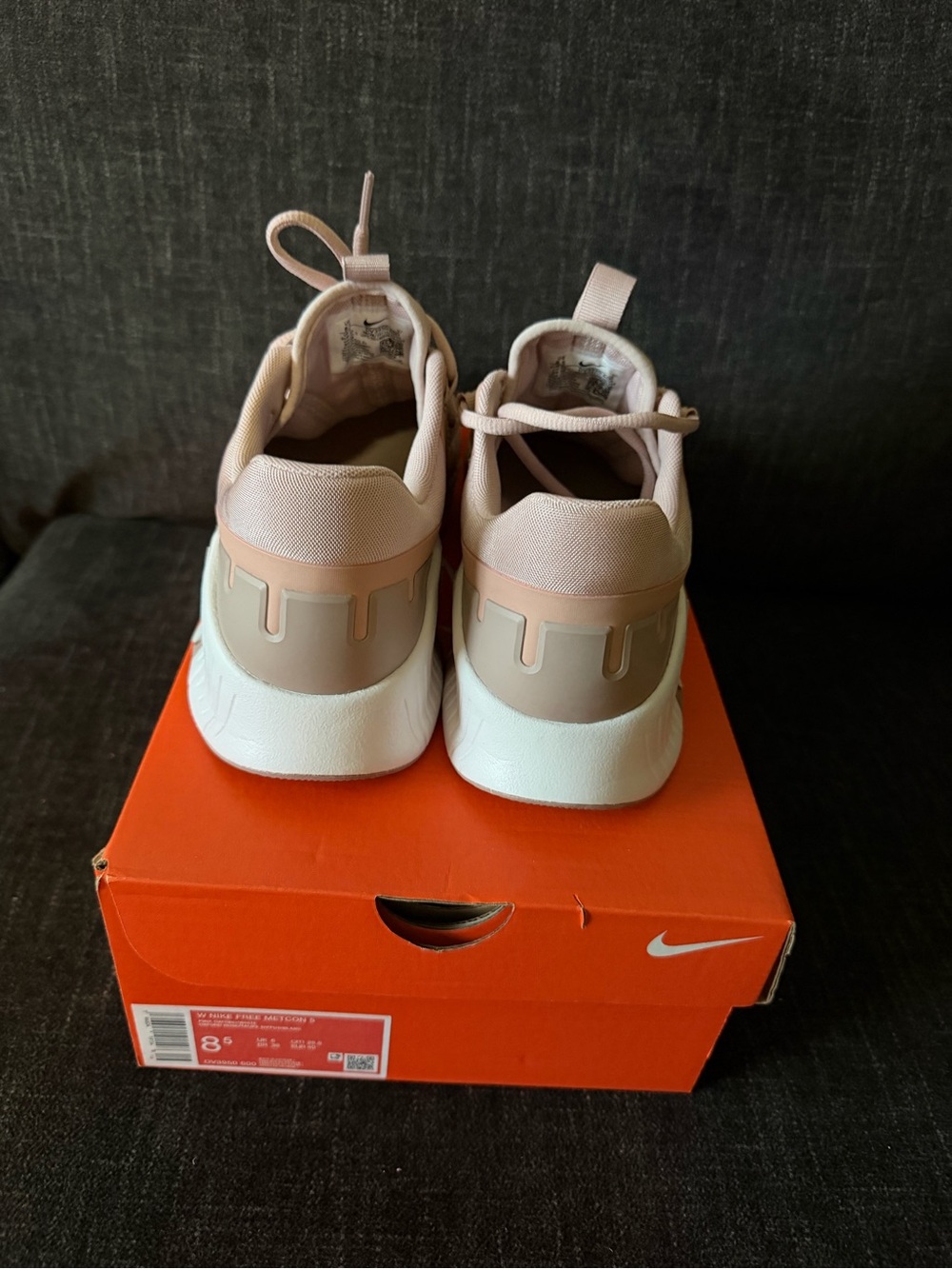 Nike Metcon women Beige/Pink Athletic Sneakers - Picture 3 of 4